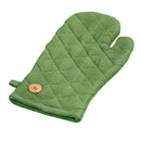 Cotton Mircowave Gloves | Oven Mitts | Quited | Green