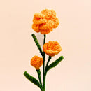 Rose Crochet Flowers | Sunrise Yellow | 12 inches