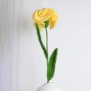 Carnation Crochet Flowers | Yellow | 24 inches