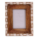 Wooden Photo Frame | Rectangle Shape | Multicolour | 10 cm