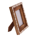 Wooden Photo Frame | Rectangle Shape | Multicolour | 10 cm