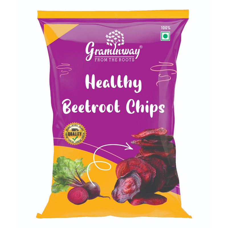 Beetroot Chips | Packed With Essential Vitamins | Pack of 3 | 50 g Each