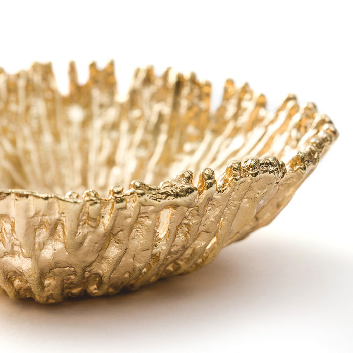 Metal Serving Bowl | Heirloom | Gold | Small