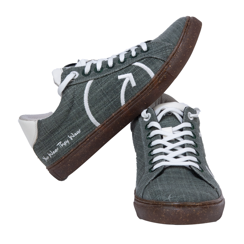 Organic Canvas Sneakers for Men | Green