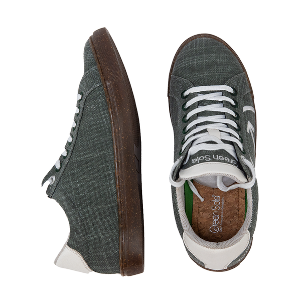 Organic Canvas Sneakers for Men | Green