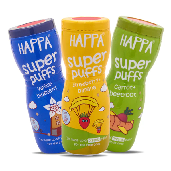 Organic Super Puffs for Babies | Healthy Organic Snack | Multigrain | Pack of 3