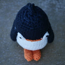Penguin Soft Toy for Baby and Kids | Cotton Yarn | Black & White | 9 cm