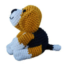 Dog Soft Toy for Baby and Kids | Cotton Yarn | Yellow | 11 cm