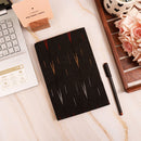 Handmade Paper Journal Diary | Ikat Design | Black | 100 Pages