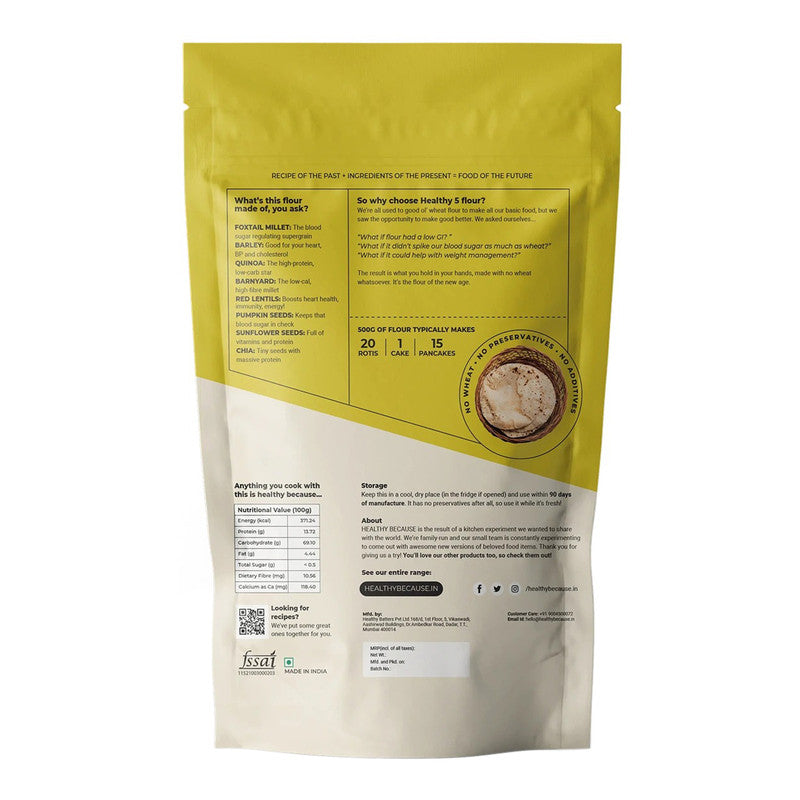 Flour | Super 7 Flour | Nuts, Millets, Seeds & Lentils | 400 g