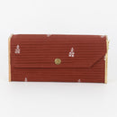 Mini Clutch Bag for Women | Cotton & Re-Claimed Wood | Caramel