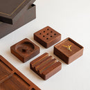 Housewarming Gifts | Wooden Organizer Set with Table Clock & Tray | Set of 5