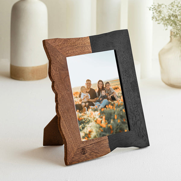 Housewarming Gifts | Wooden Photo Frame & Tea Light Holder | Set of 2