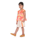 Cotton Shorts For Girls | Lillete Solid | Off-White