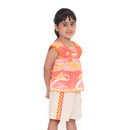 Cotton Shorts For Girls | Lillete Solid | Off-White