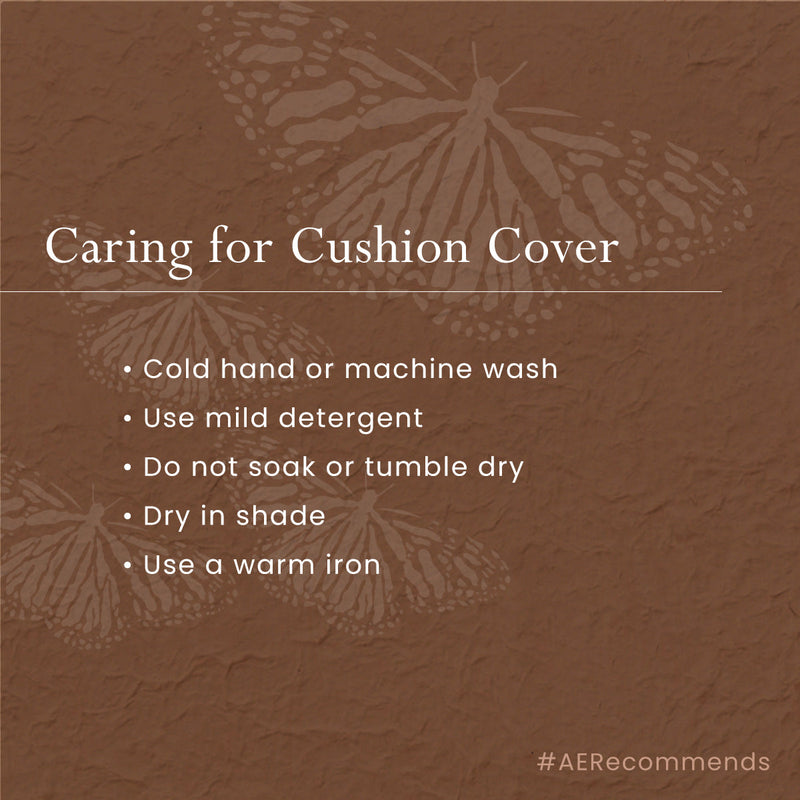 Cotton Linen Printed Cushion Cover | Multicolour