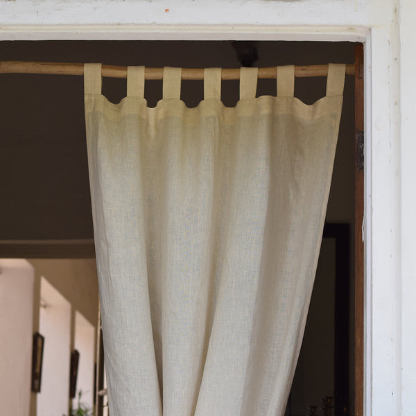 Linen Curtain | Plain | Beige