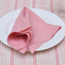 Linen Table Napkins | Plain | Set of 2 | Pink