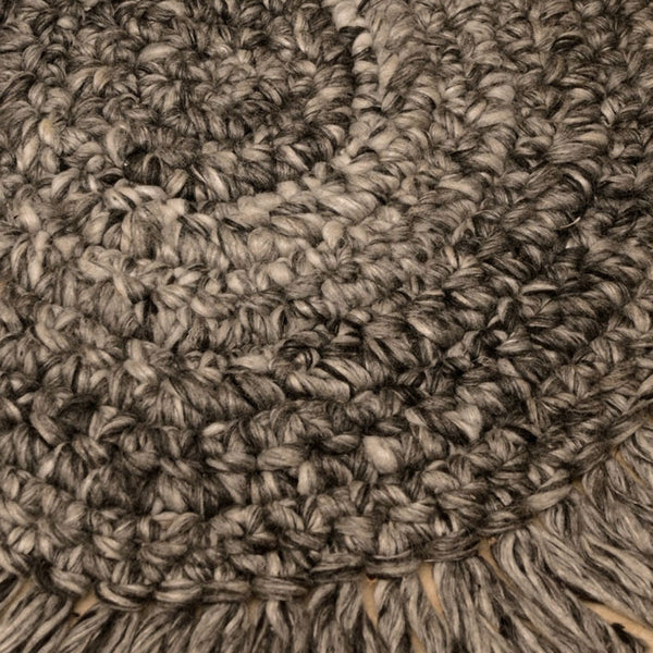 Jute Floor Rug | Woven Design | Grey