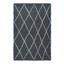 Jute Rug | Criss-Cross Design | Black