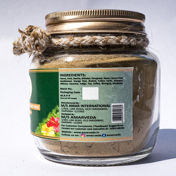 Protein Rich Herbal Hair Pack Powder | Keshiya Lepa | Pure and Natural | 100 g