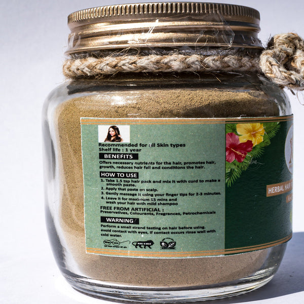 Protein Rich Herbal Hair Pack Powder | Keshiya Lepa | Pure and Natural | 100 g