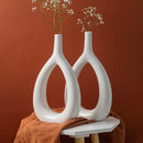 Ceramic Flower Vase | White