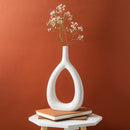 Ceramic Flower Vase | White