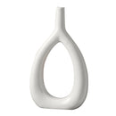 Ceramic Flower Vase | White