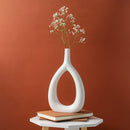 Ceramic Flower Vase | White