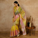 Linen Saree | Striped | Multicolour