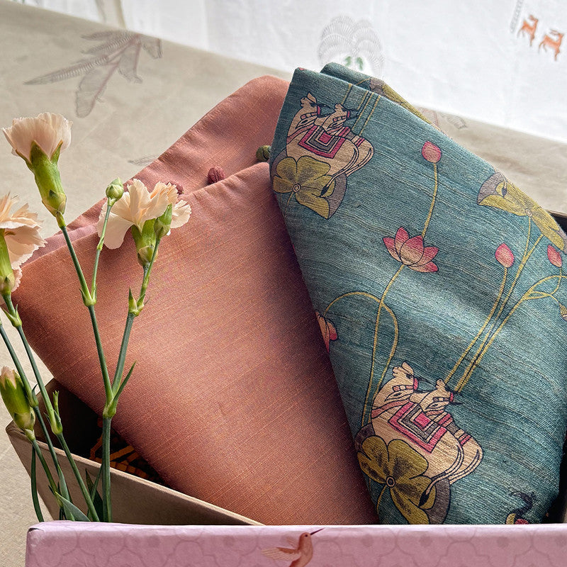 Silk Cushion Set | Radianteal Gift Box | Set of 2