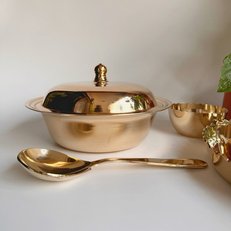 Bronze Serve Bowl | 8.5 Inch.