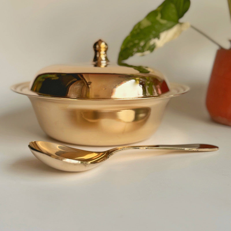 Bronze Serve Bowl | 8.5 Inch.