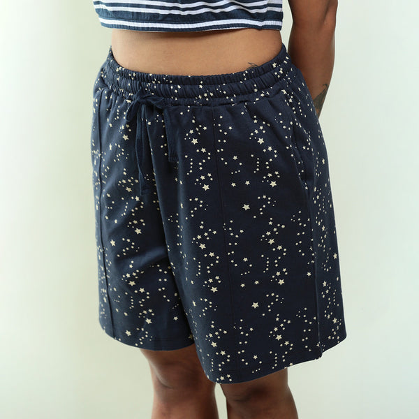 Organic Cotton Shorts for Women | Navy Blue