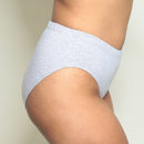 Organic Cotton Bikini Panty | Stone Grey