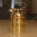 Brass Tiffin Box | 3 Layer | Gold