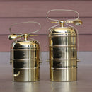 Brass Tiffin Box | 3 Layer | Gold