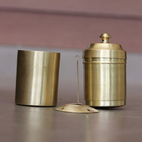 Brass Coffee Filter | Golden