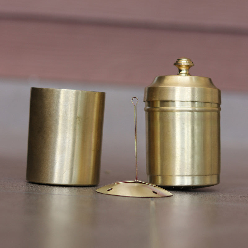 Brass Coffee Filter | Golden