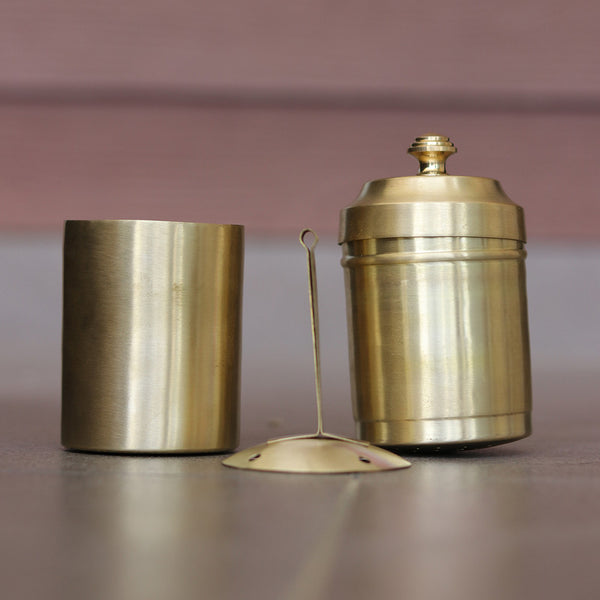 Brass Coffee Filter | Golden