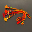 Cotton Lumba Rakhi For Bhabhi | Pom-Pom Mirror | Pack of 4