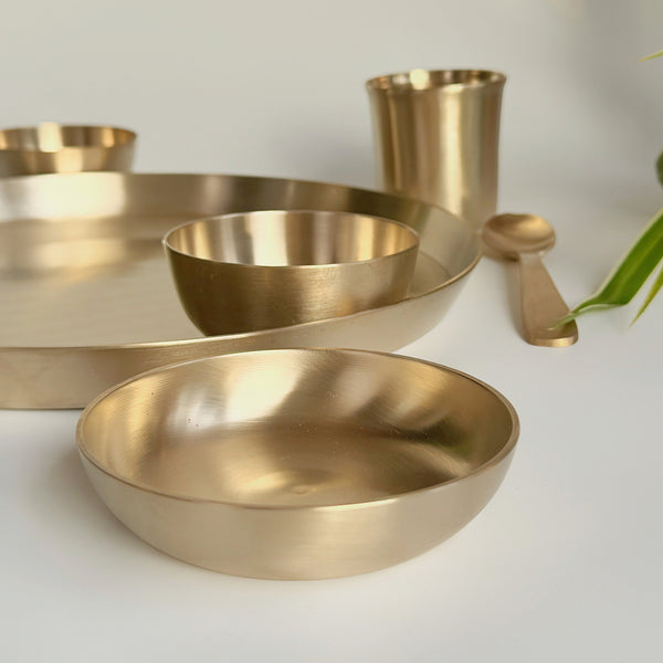 Kansa Thali Set | 12 inches | Set of 6