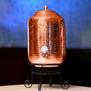 Copper Water Dispenser with Lid | 8 Litre