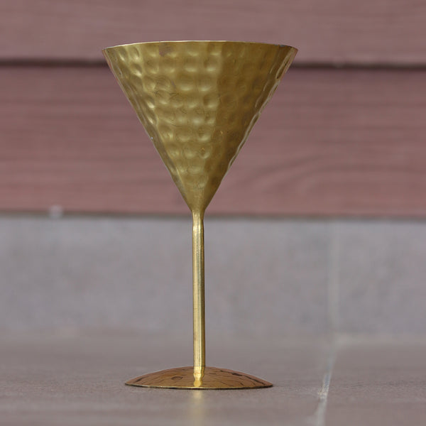 Brass Cocktail Glass Gift Box