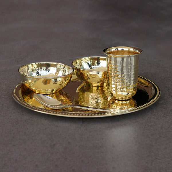 Brass Dinner Set | 5 Pieces