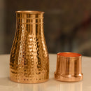 Copper Utensils | Copper Jug With Lid | 1 L