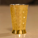 Brass Glass | Pital Glass | Hammered | Gold