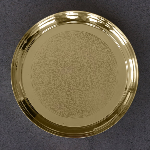 Brass Thali | 11 Inch