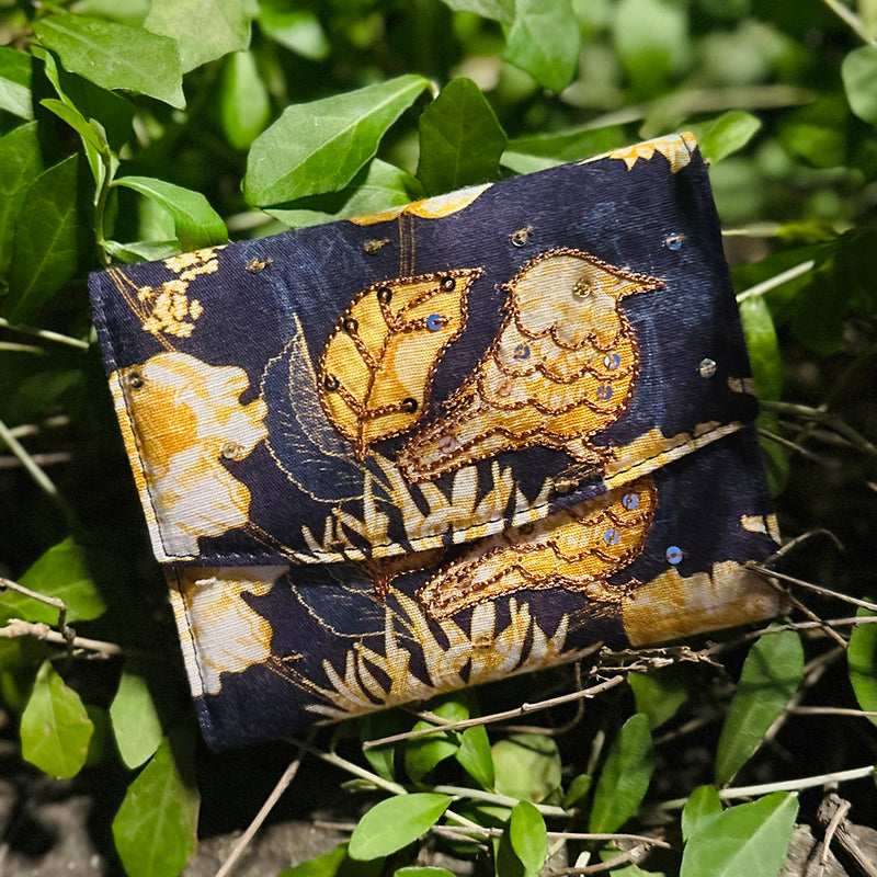 Vegan Leather Printed Wallet